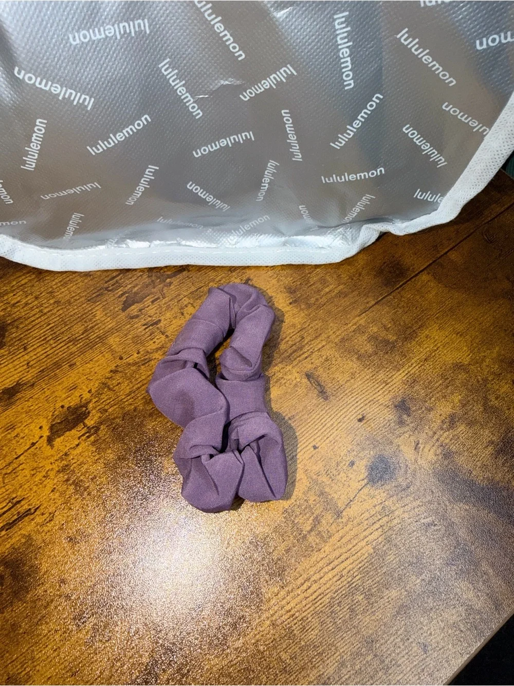 Lululemon Uplifting Scrunchie in Grape Mauve